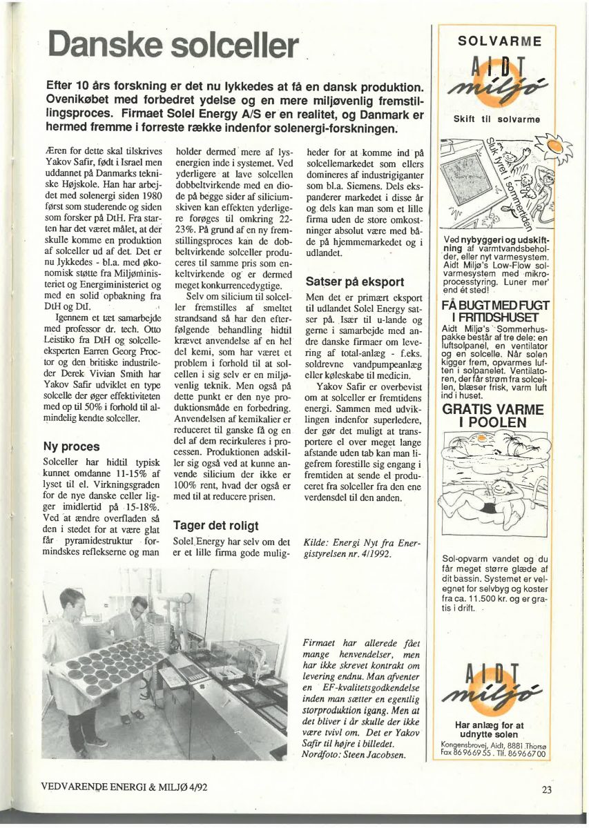 Danske solceller_Råstof Den originale artikel fra RÅSTOF