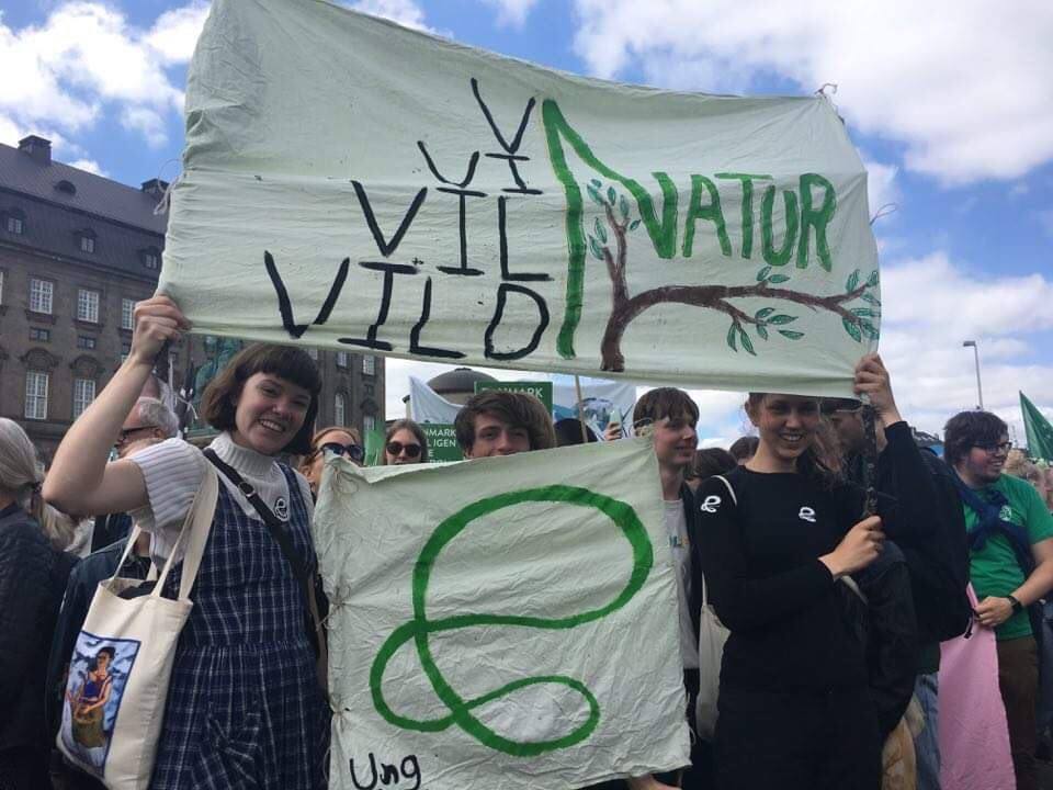 UngEnergi Roskilde til klimademonstration foran Christiansborg